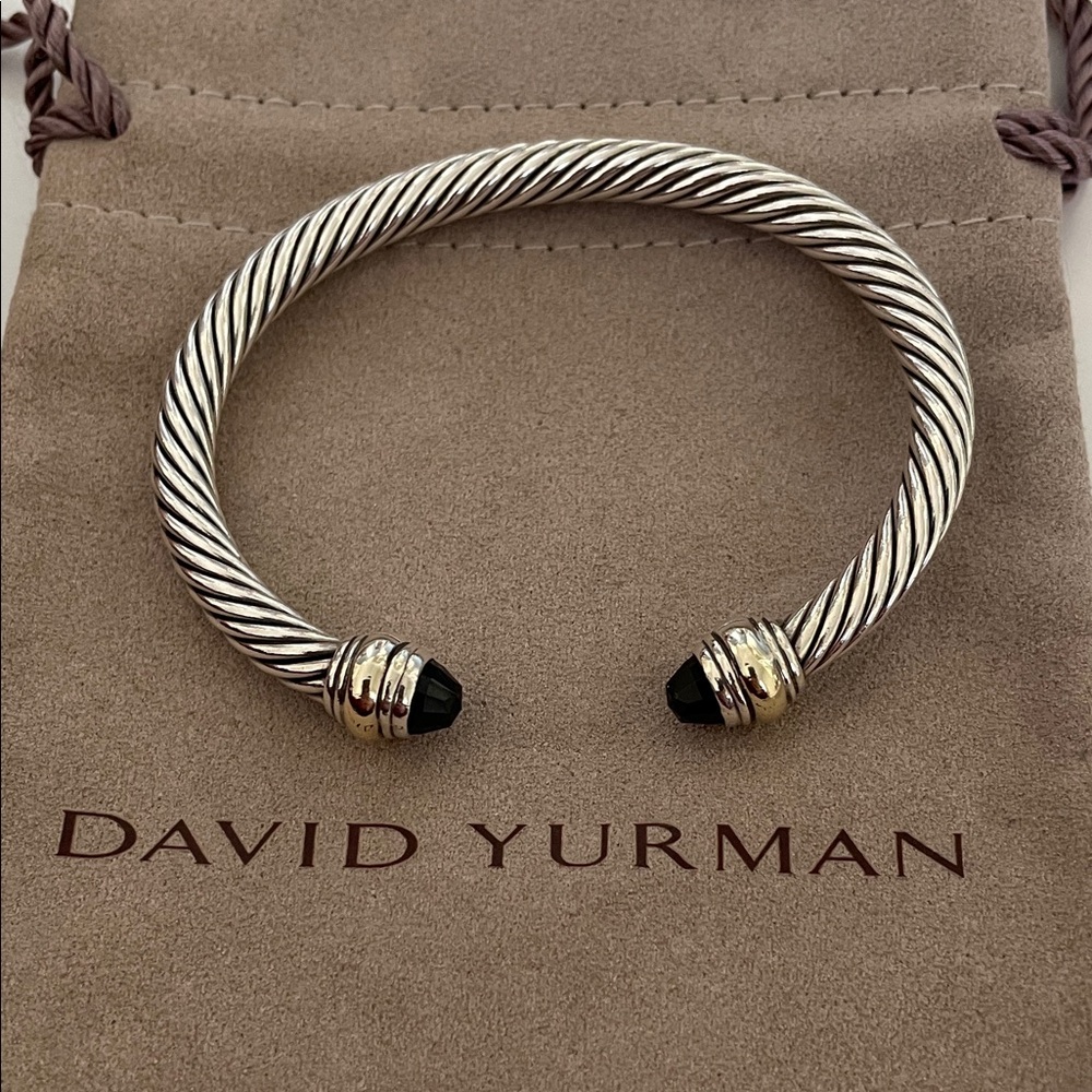 David Yurman Classic Cable Onyx Bracelet